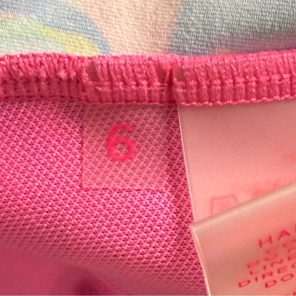 Lilly Pulitzer Women's Brenta Tankini Cabana Cocktail‎ Blue Ibiza Swim Top Sz  6 - Picture 8 of 8